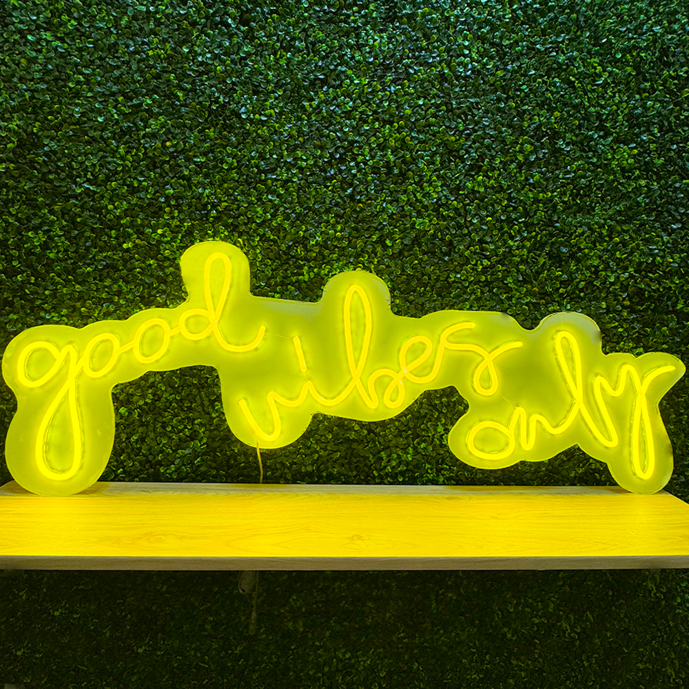 Good Vibes Only Insegna al neon LED RS