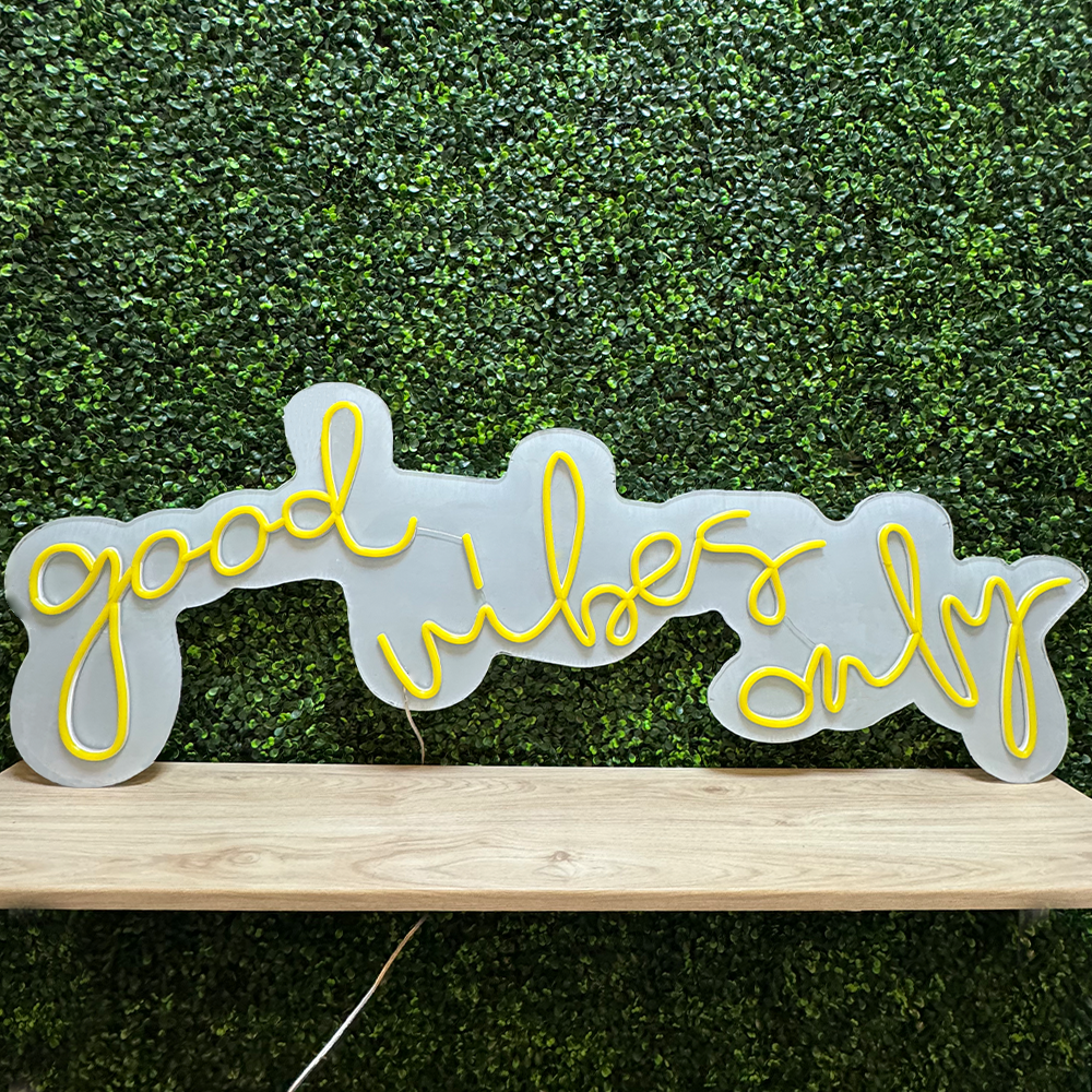 Good Vibes Only Insegna al neon LED RS