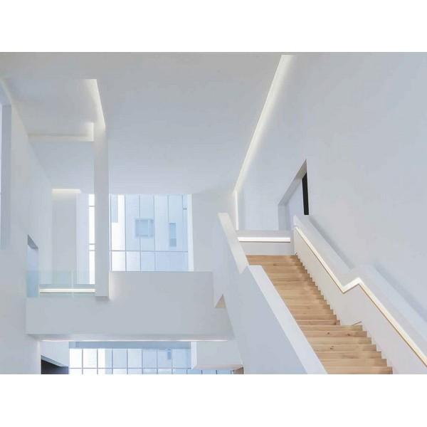 Staircase with Strip Lights