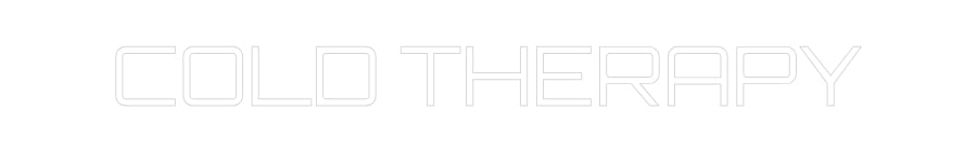 Custom Neon Sign Online Editor COLD THERAPY