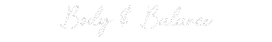 Custom Neon Sign Online Editor Body & Balance