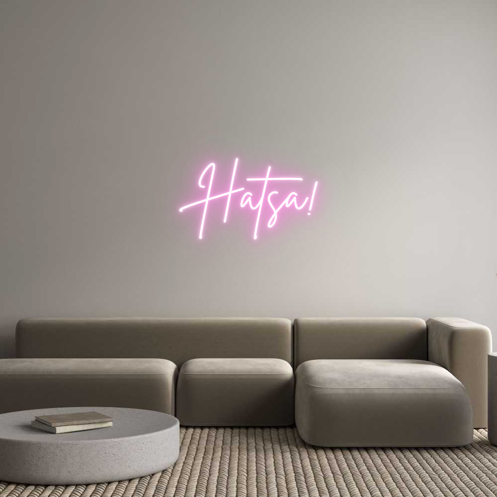 Custom Neon Sign Online Editor Hatsa!