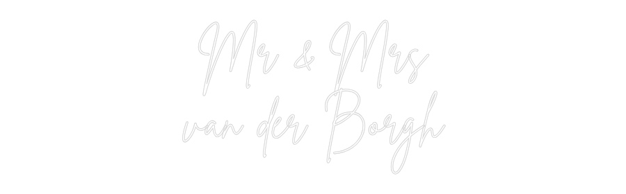Custom Neon Sign Online Editor Mr & Mrs
van...