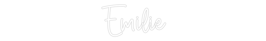Custom Neon Sign Online Editor Emilie