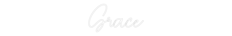 Custom Neon Sign Online Editor Grace