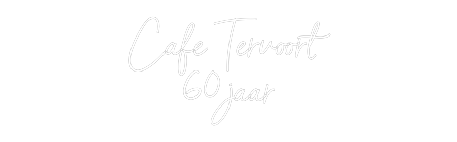 Custom Neon Sign Online Editor Café Tervoort...