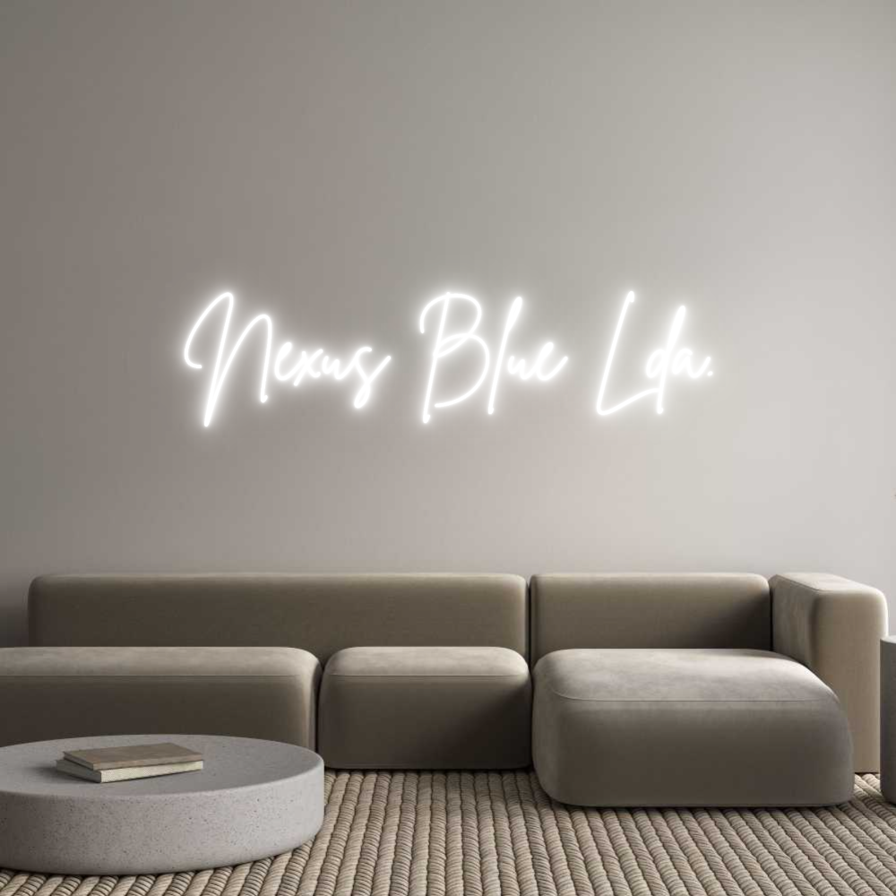 Custom Neon Sign Online Editor Nexus Blue Lda.