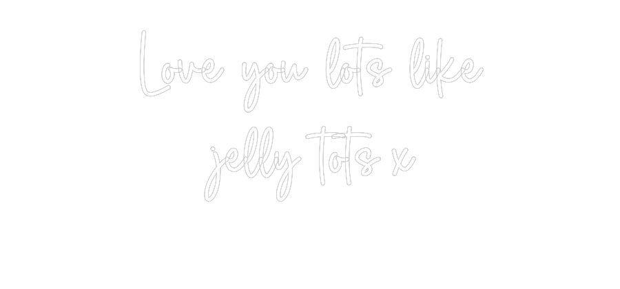Custom Neon Sign Online Editor Love you lots...