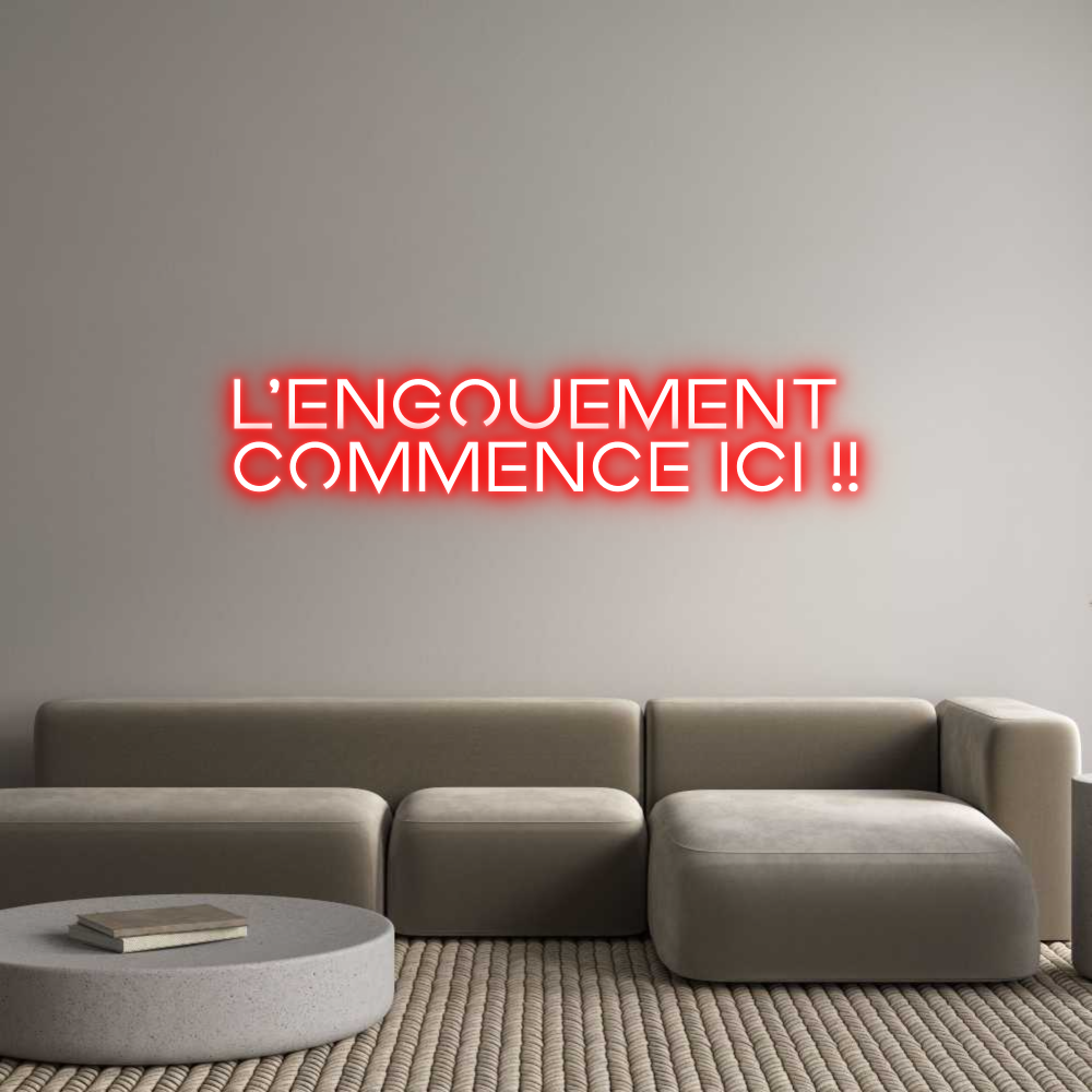 Custom Back Lit Neon Sign Online Editor L'engouement
...