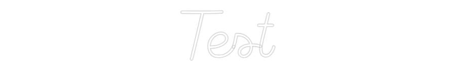 Custom Neon Sign Online Editor Test