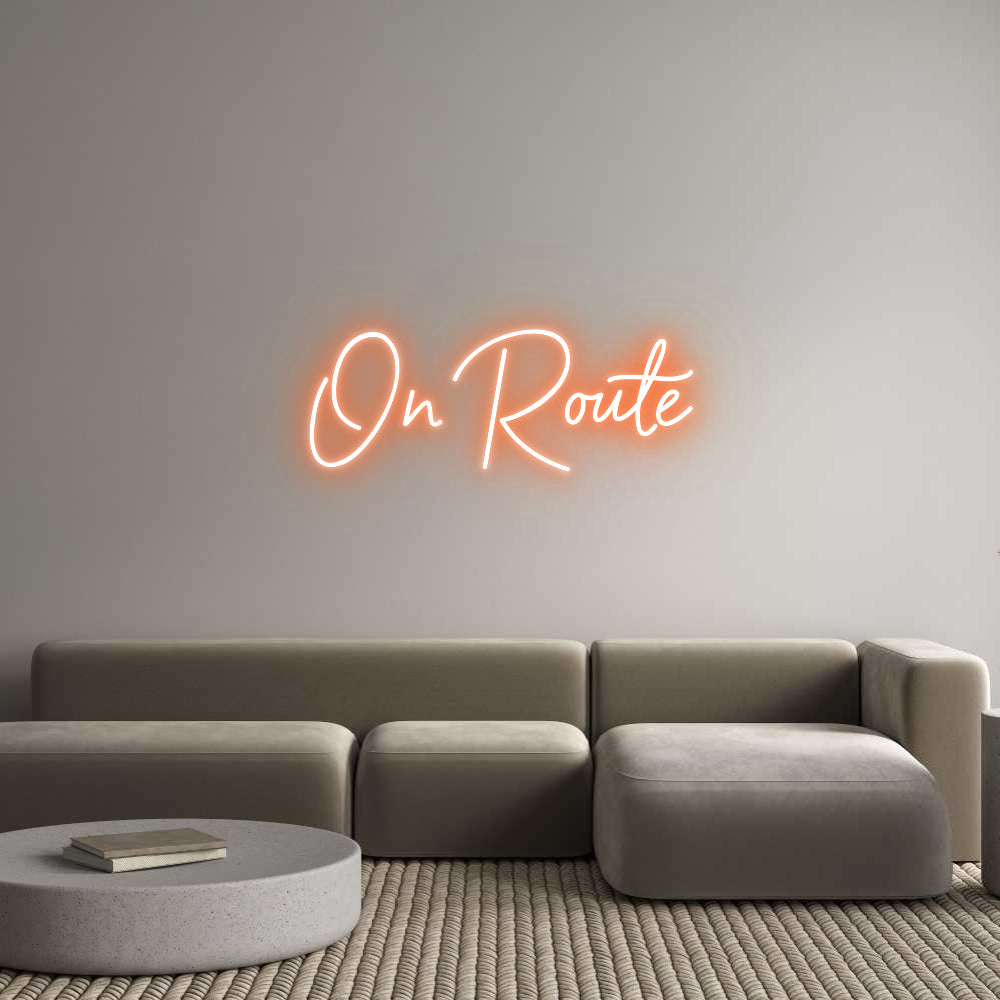 Custom Neon Sign Online Editor On Route
