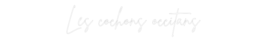 Custom Neon Sign Online Editor Les cochons o...