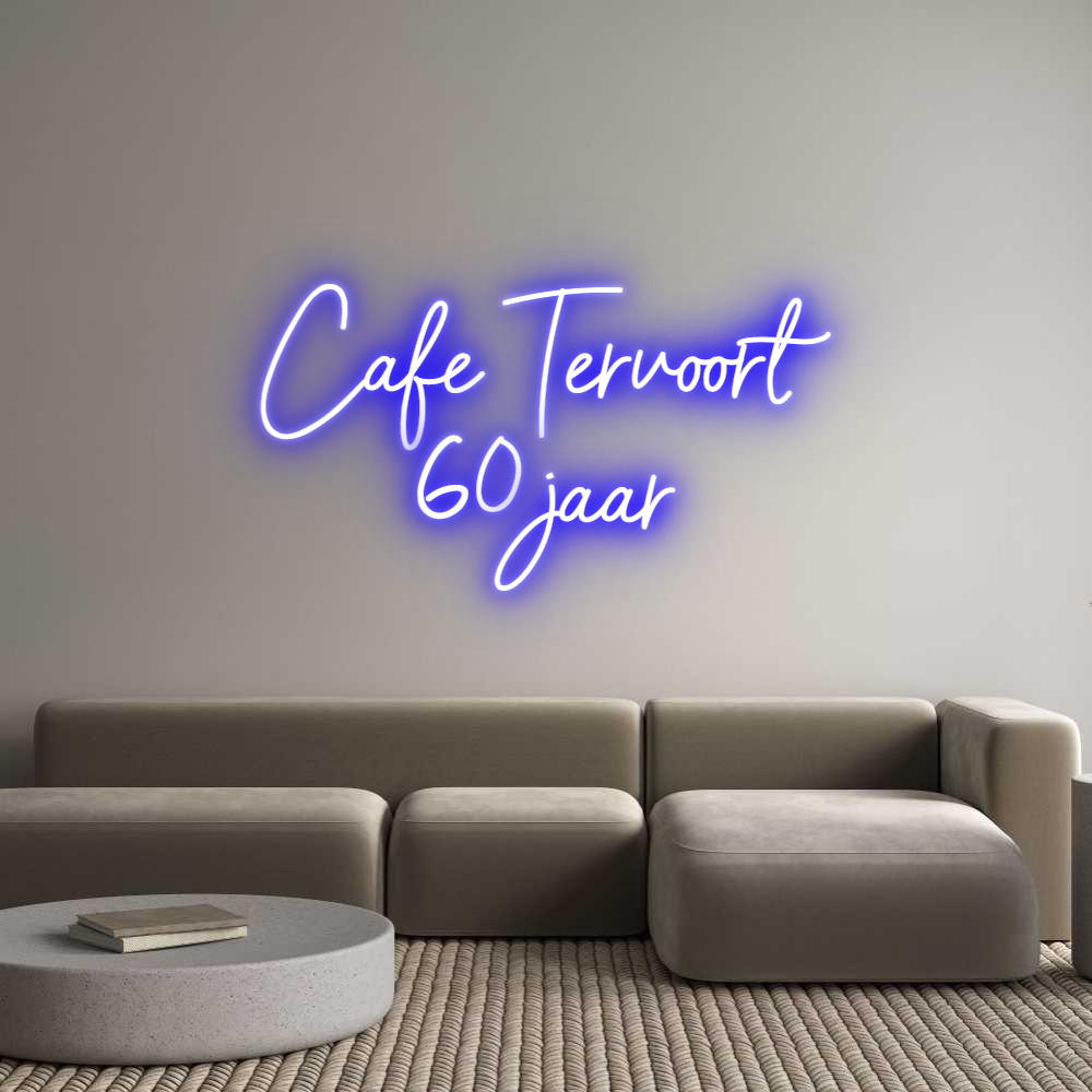 Custom Neon Sign Online Editor Café Tervoort...