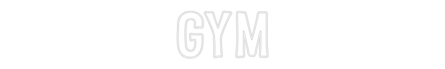 Custom Neon Sign Online Editor GYM
