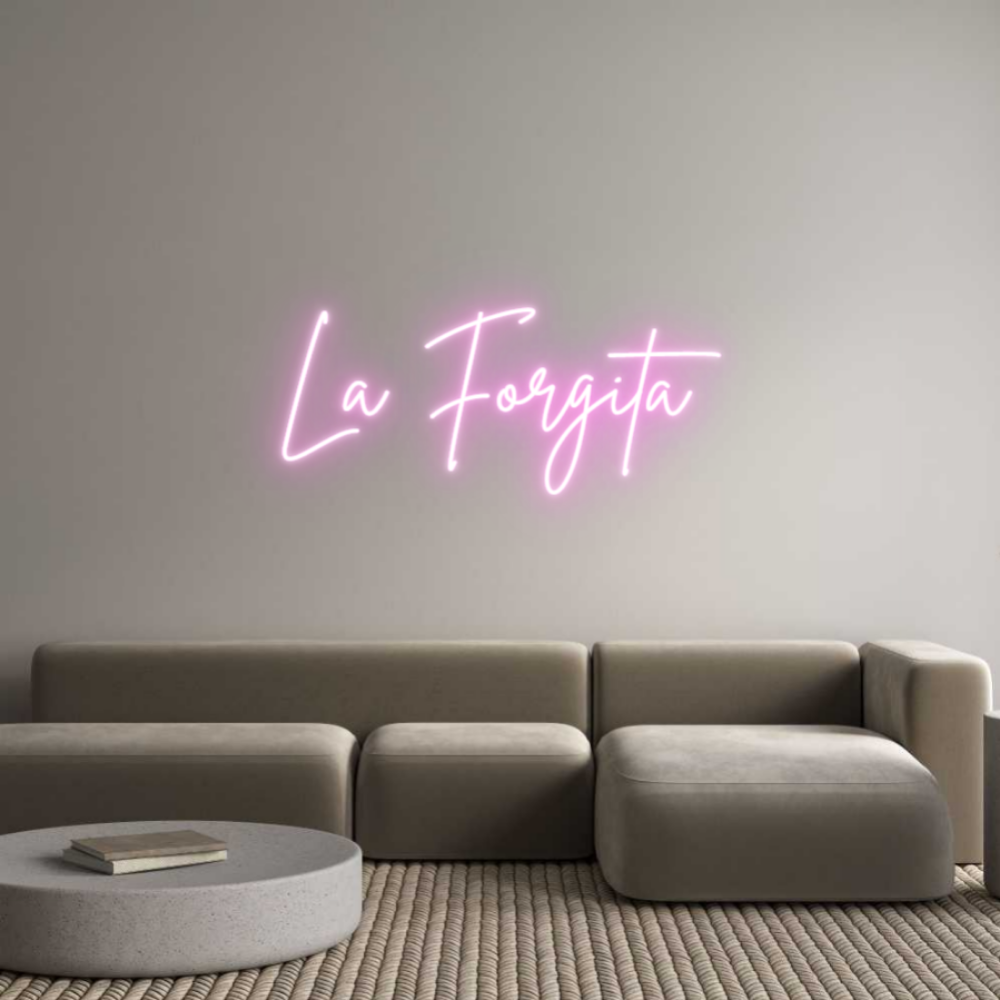 Custom Neon Sign Online Editor La Forgita