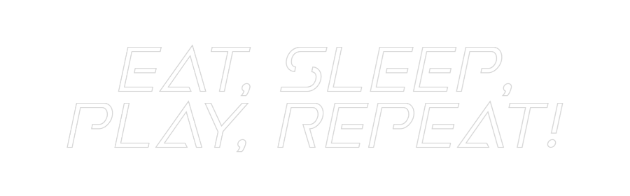 Custom Neon Sign Online Editor EAT, SLEEP,
...