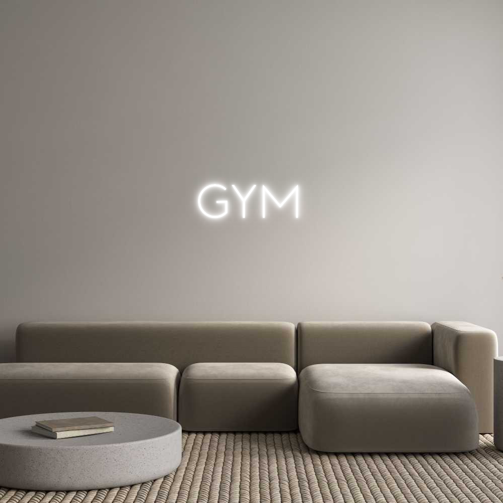 Custom Neon Sign Online Editor GYM