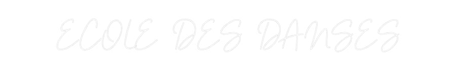Custom Neon Sign Online Editor ECOLE DES ...