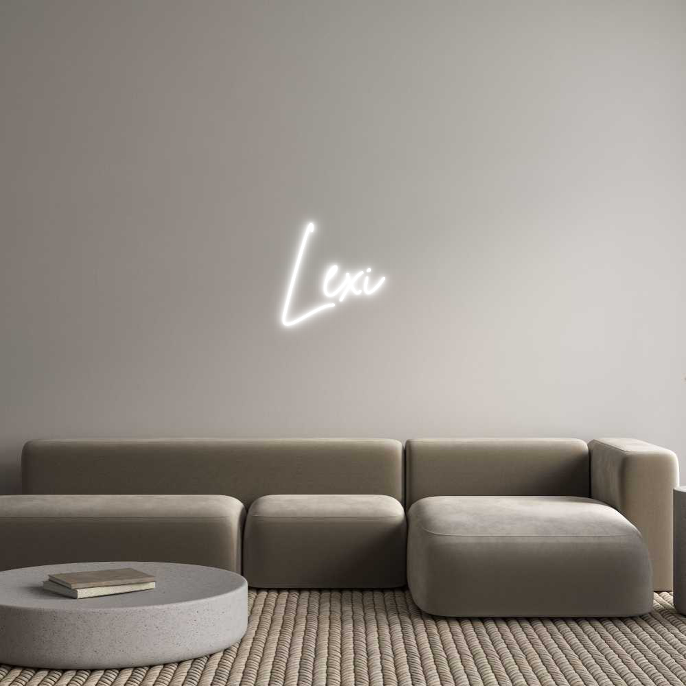 Custom Neon Sign Online Editor Lexi