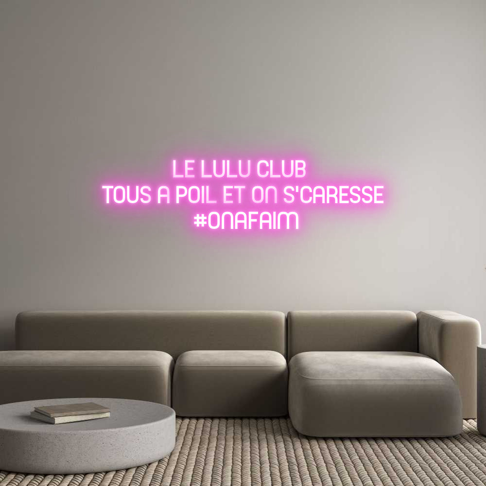 Custom Neon Sign Online Editor LE LULU CLUB ...