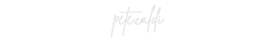 Custom Neon Sign Online Editor pete.caldi