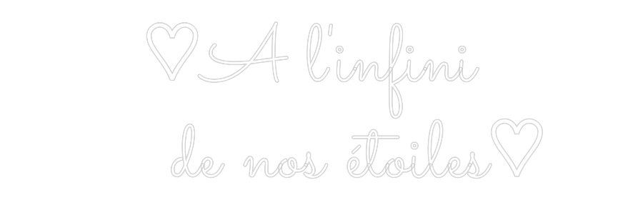 Custom Neon Sign Online Editor ♡A l'infini 
...