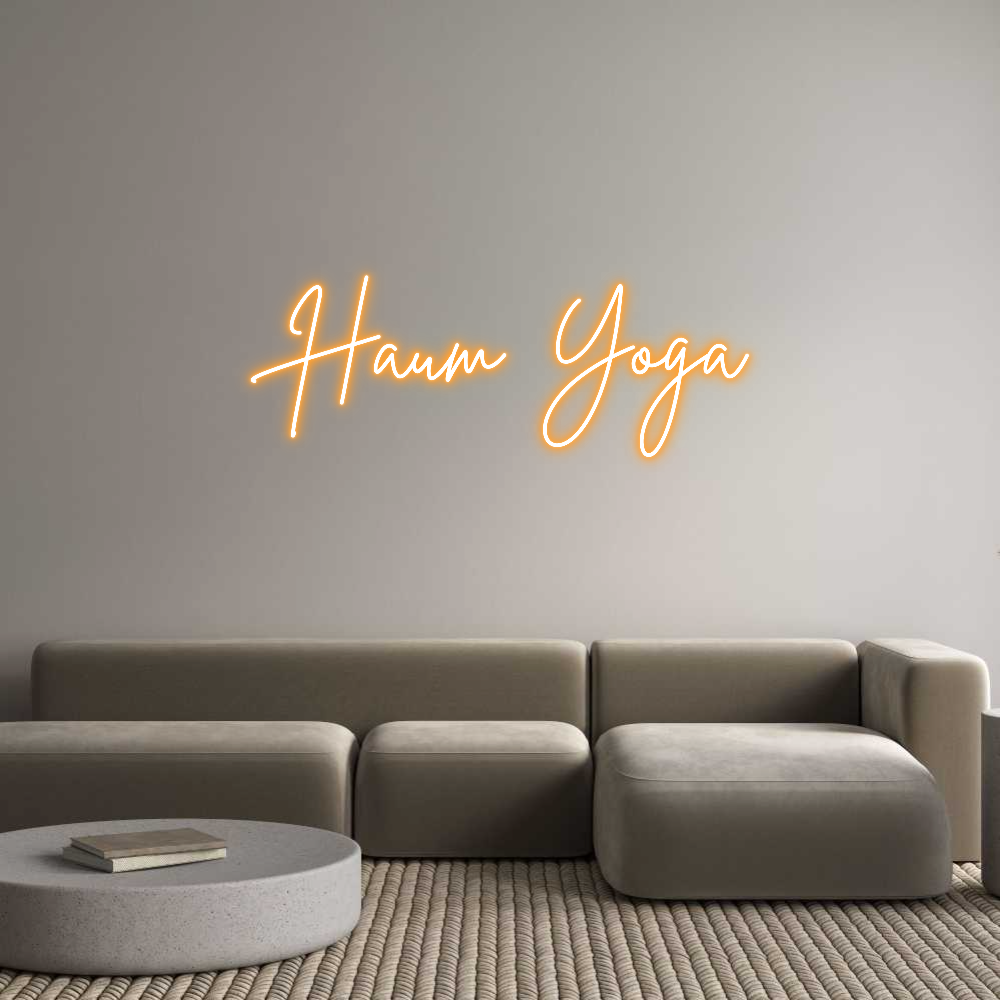 Custom Neon Sign Online Editor Haum Yoga