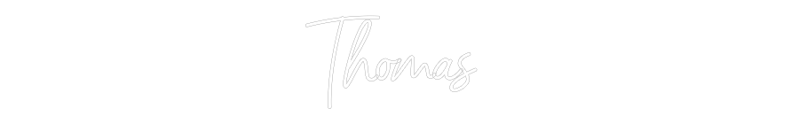 Custom Neon Sign Online Editor Thomas