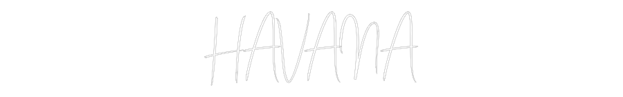 Custom Back Lit Neon Sign Online Editor HAVANA