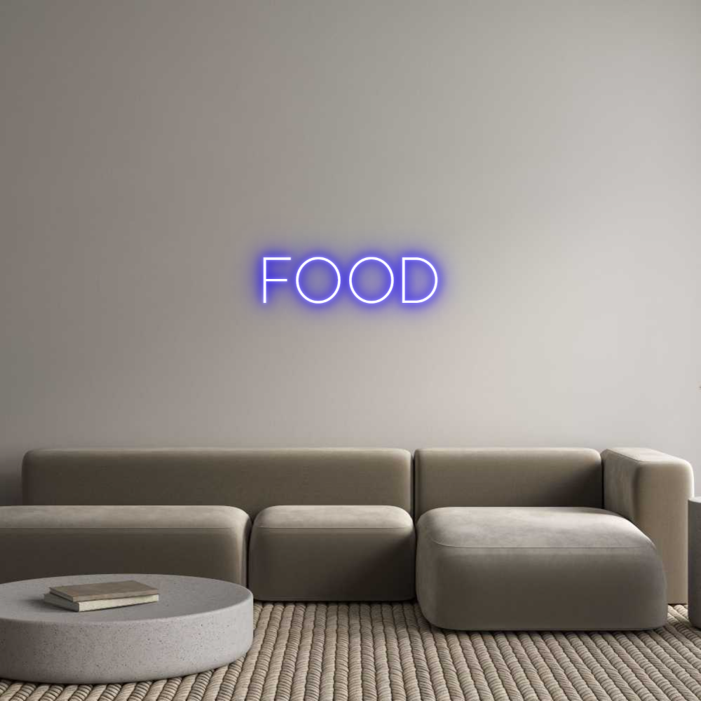 Custom Neon Sign Online Editor Food