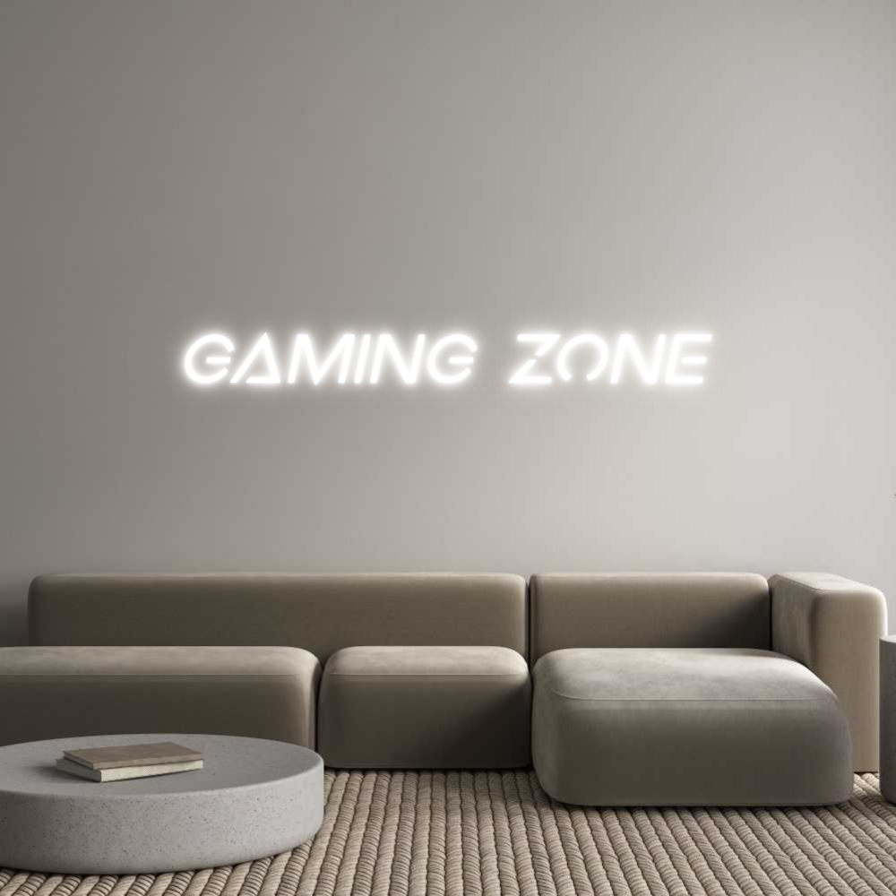 Custom Neon Sign Online Editor Gaming zone