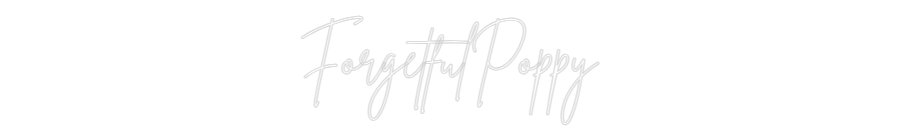 Custom Neon Sign Online Editor ForgetfulPoppy
