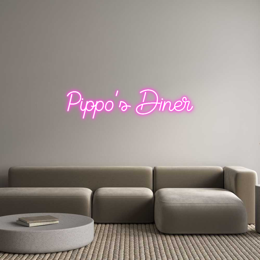 Custom Neon Sign Online Editor Pippo’s Diner