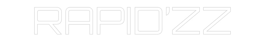 Custom Neon Sign Online Editor RAPID’ZZ