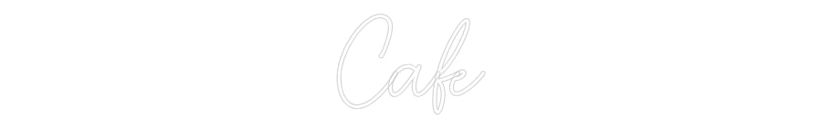 Custom Neon Sign Online Editor Café