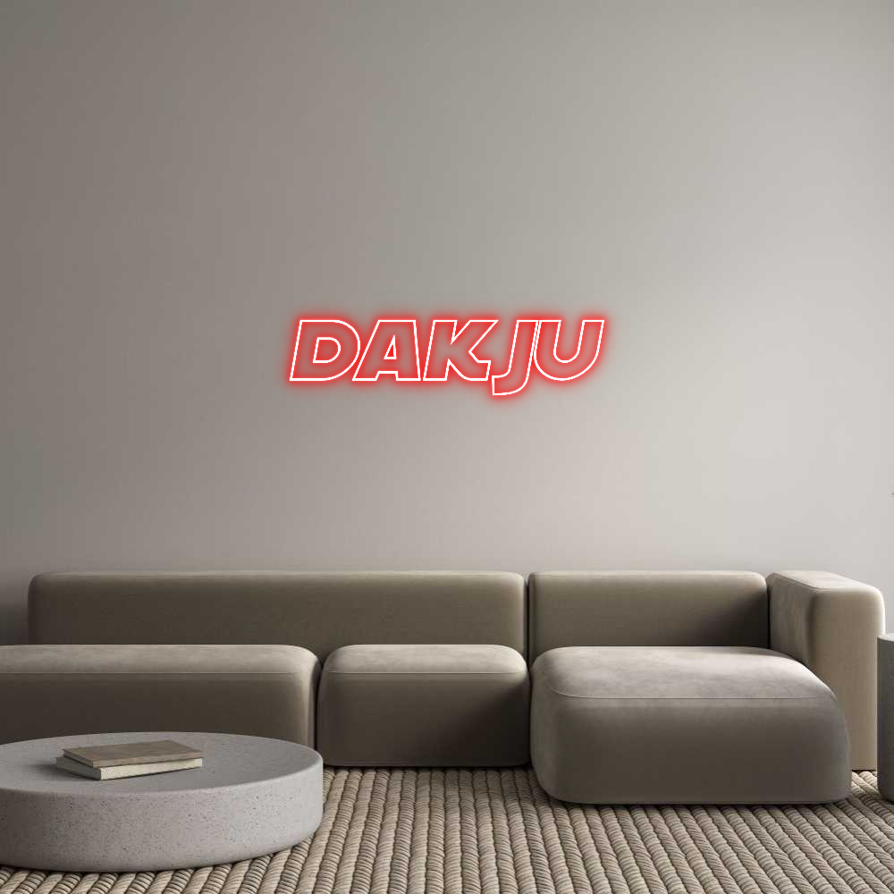 Custom Neon Sign Online Editor DAKJU
