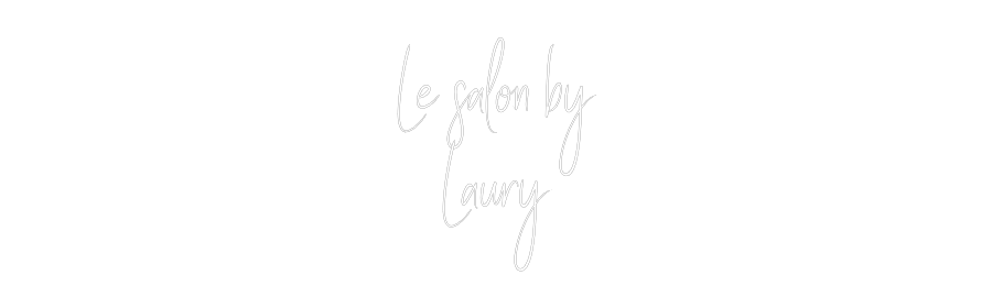 Custom Neon Sign Online Editor Le salon by
...