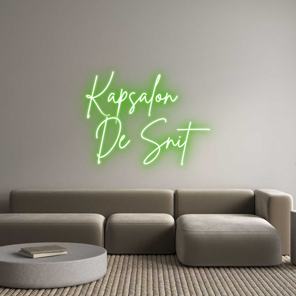 Custom Neon Sign Online Editor Kapsalon
De...