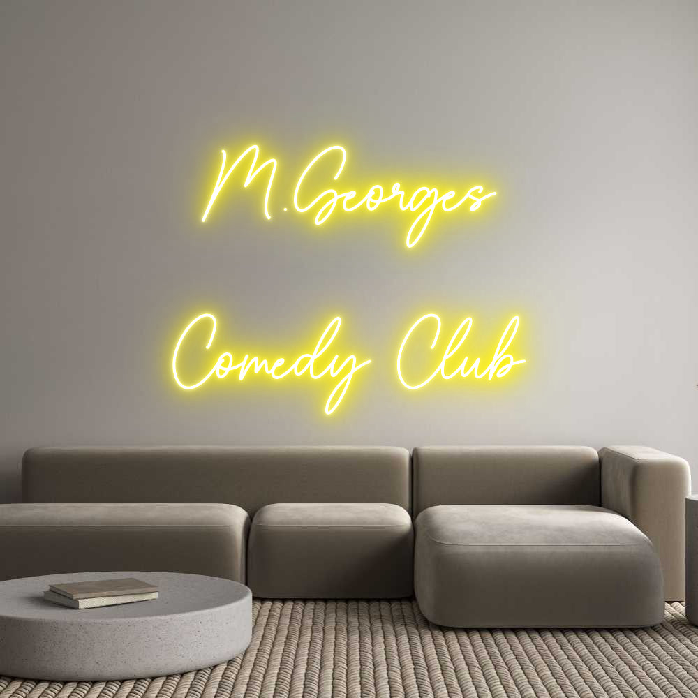Custom Neon Sign Online Editor M.Georges
...