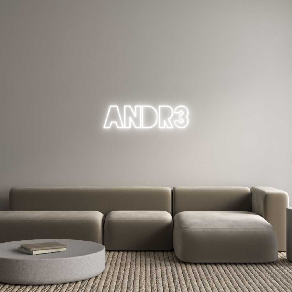 Custom Neon Sign Online Editor ANDR3