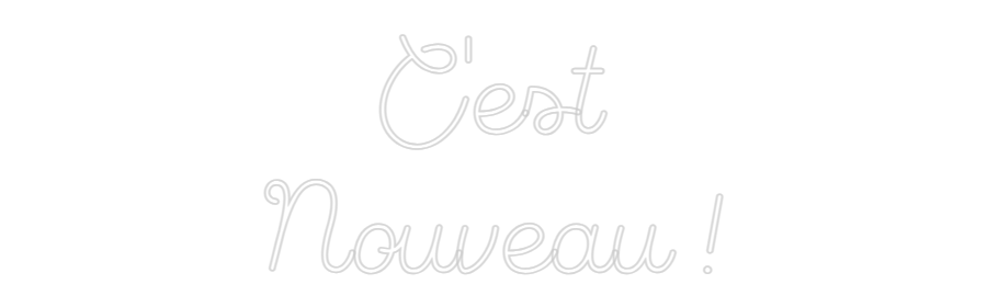 Custom Neon Sign Online Editor C'est
Nouvea...