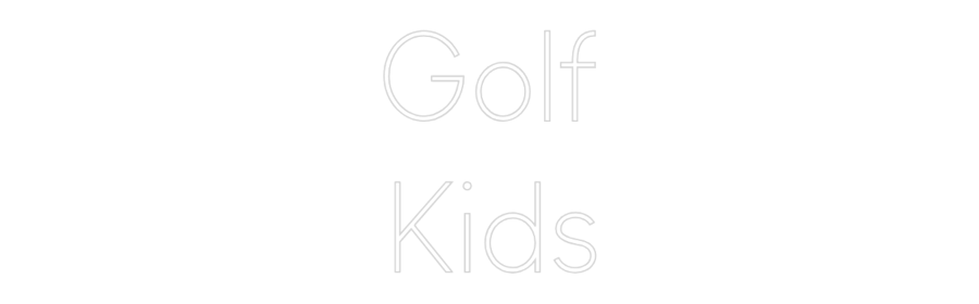 Custom Neon Sign Online Editor Golf
Kids