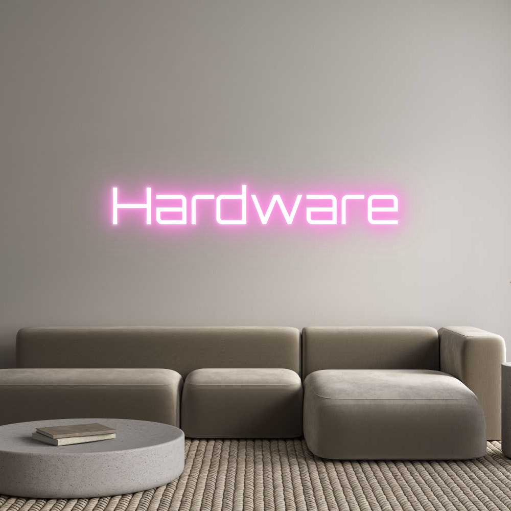 Custom Neon Sign Online Editor Hardware