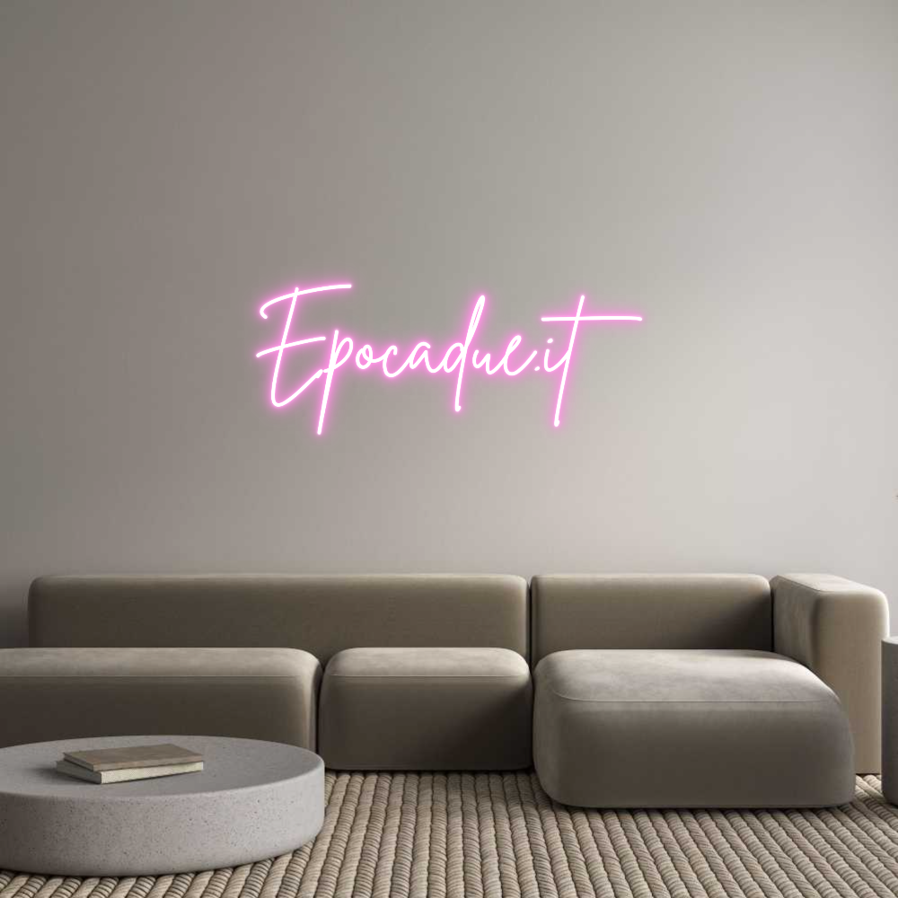 Custom Neon Sign Online Editor Epocadue.it