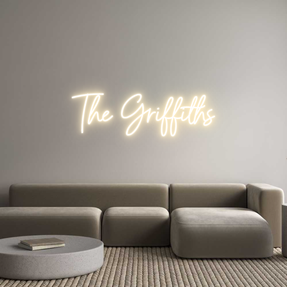 Custom Neon Sign Online Editor The Griffiths