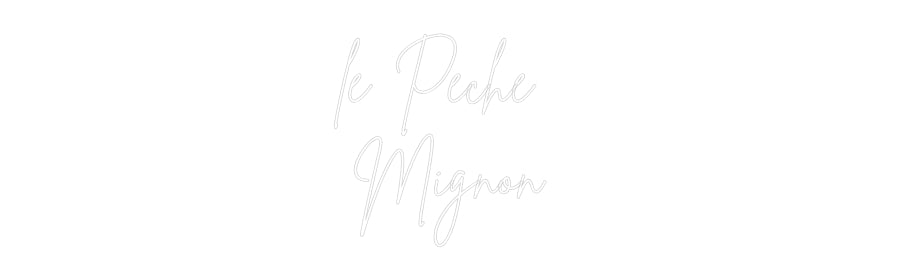 Custom Neon Sign Online Editor le Péché
M...