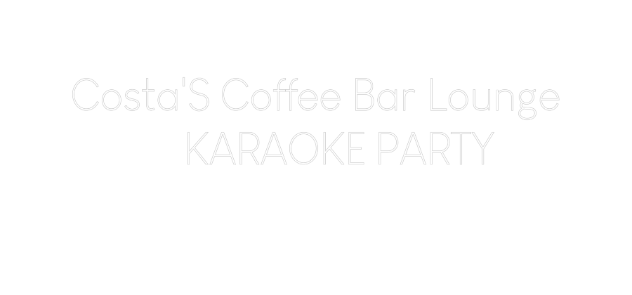 Custom Neon Sign Online Editor Costa'S Coffe...