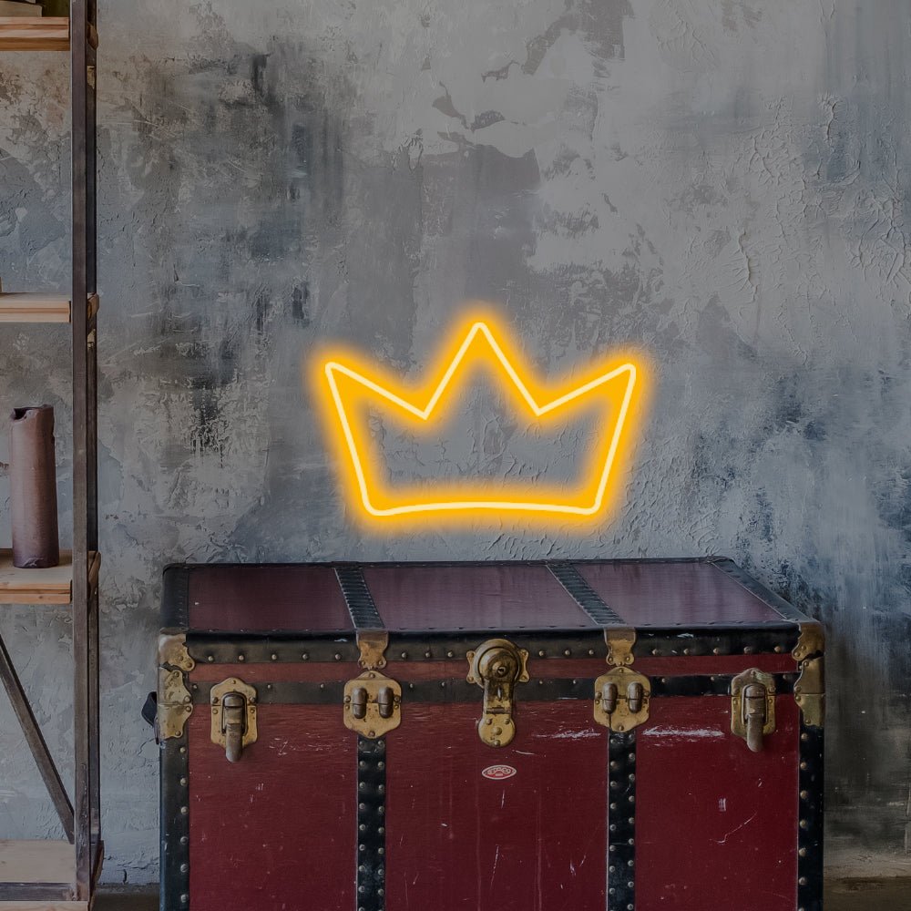Crown LED Desktop Neon Sign - Planet Neon Made in London Neon Signs - Planet Neon