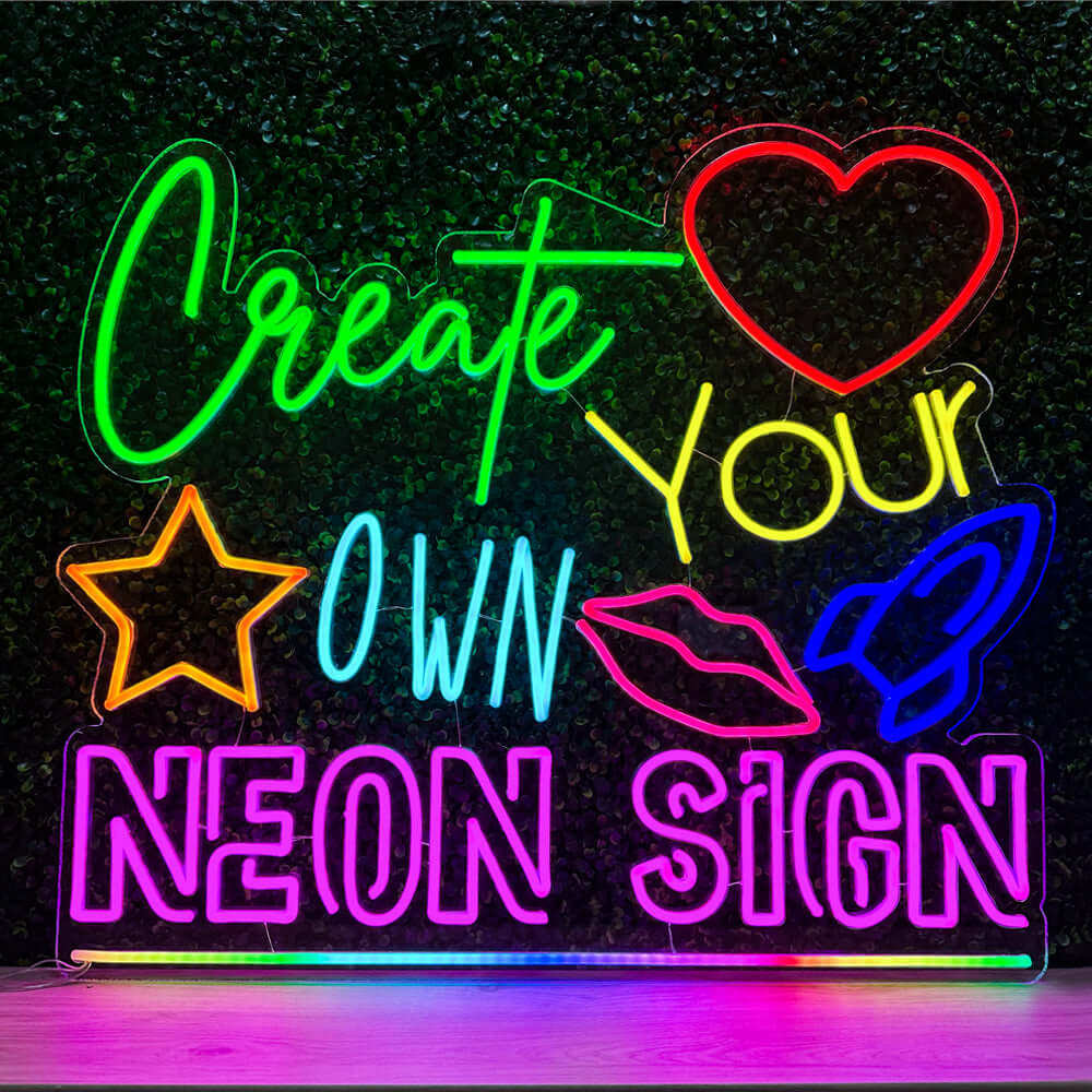 Custom Neon Sign Made in London | Online Editor | Create Your Own LED Neon Light - Planet Neon