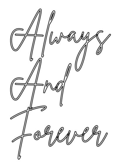 Custom Neon Sign Online Editor Always And Fore... - Planet Neon